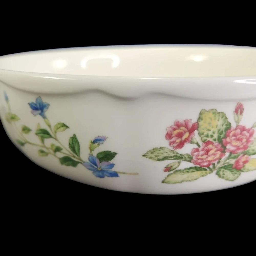 Noritake Casual Gourmet Garden Bowl Floral Lily Serving Salad Pasta Dining‎